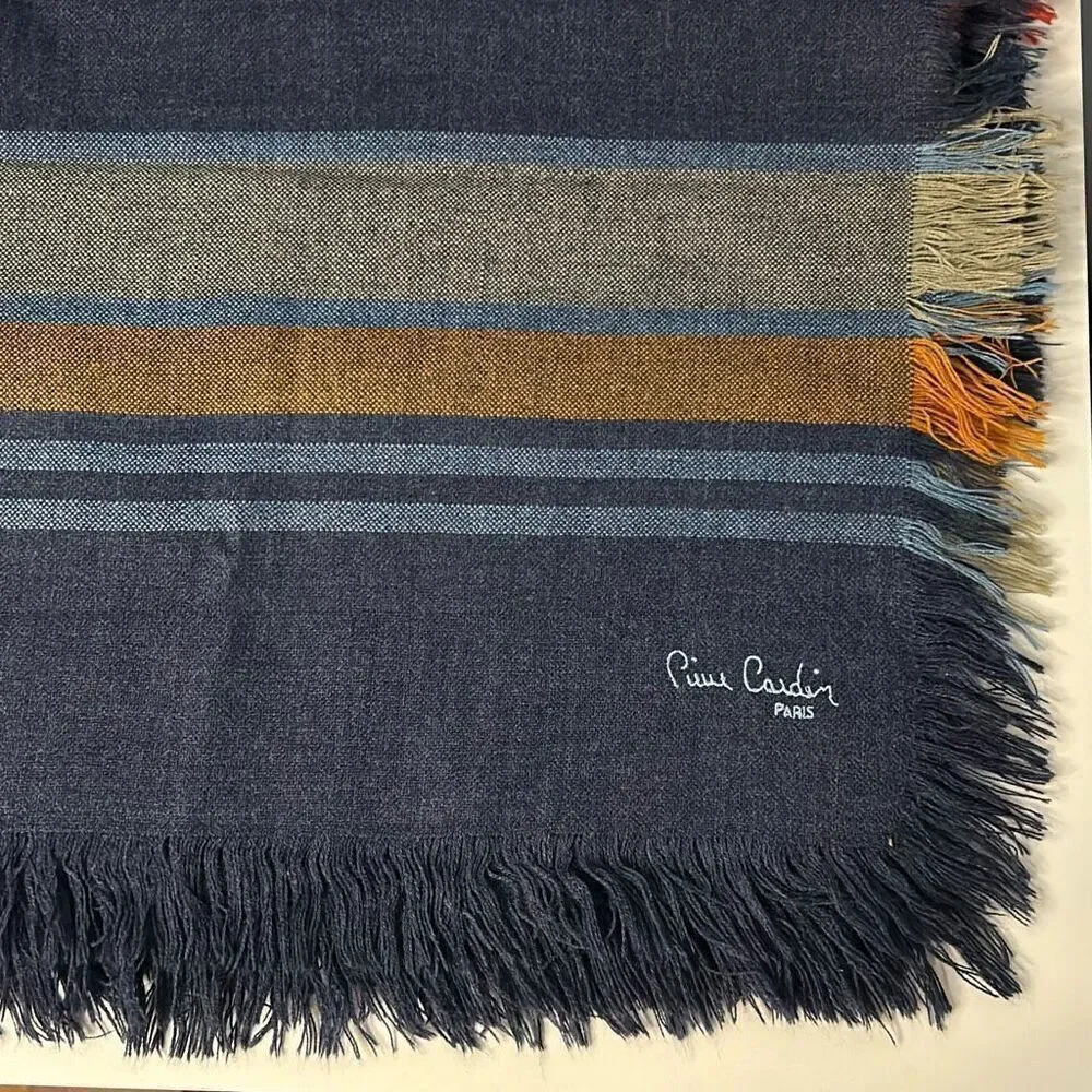 Pierre Cardin Paris Stripped Square Scarf